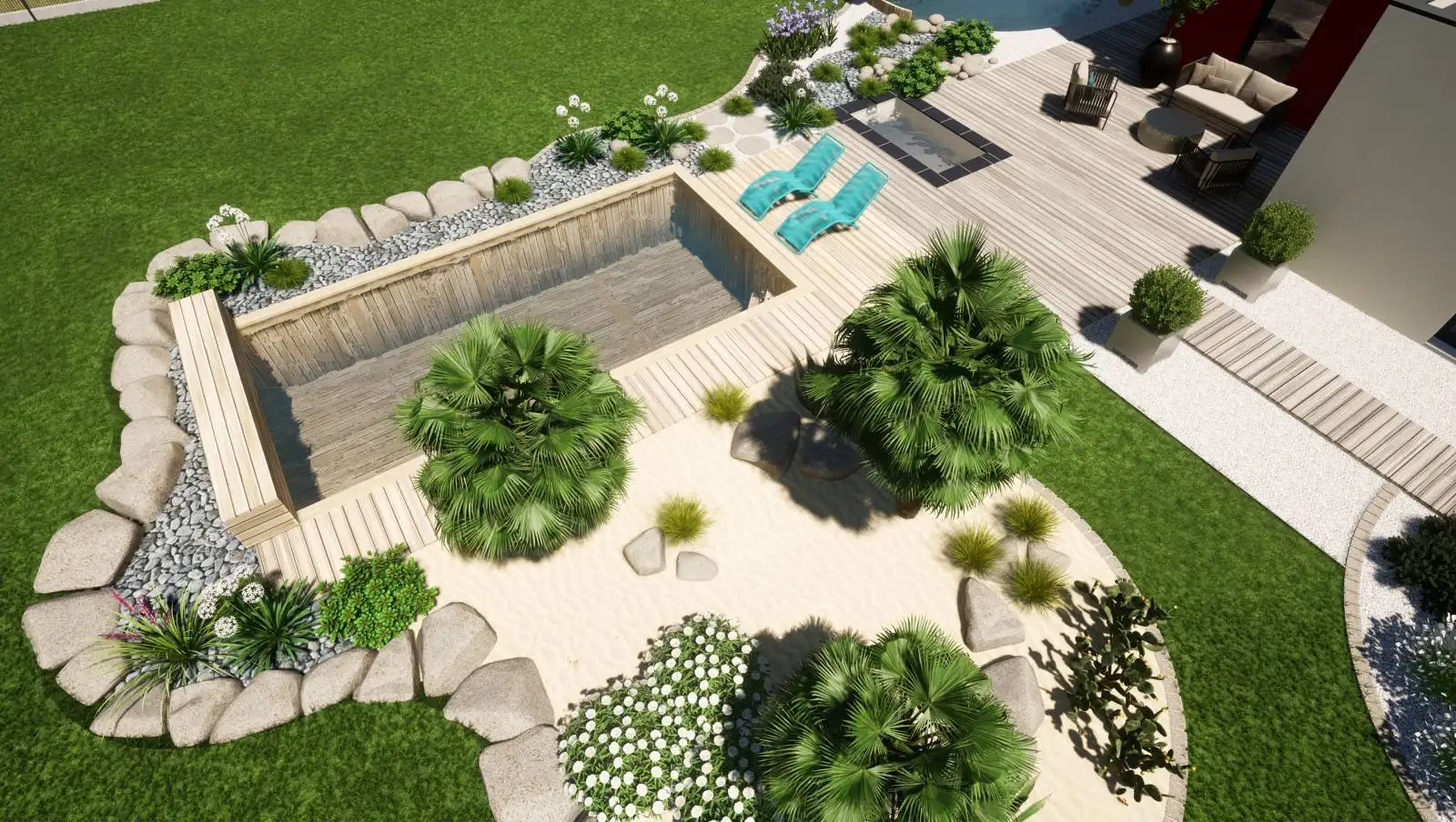 Entreprise de construction maison bois concept