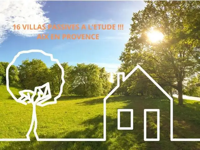 16 VILLAS PASSIVES A L'ETUDE A AIX EN PROVENCE
